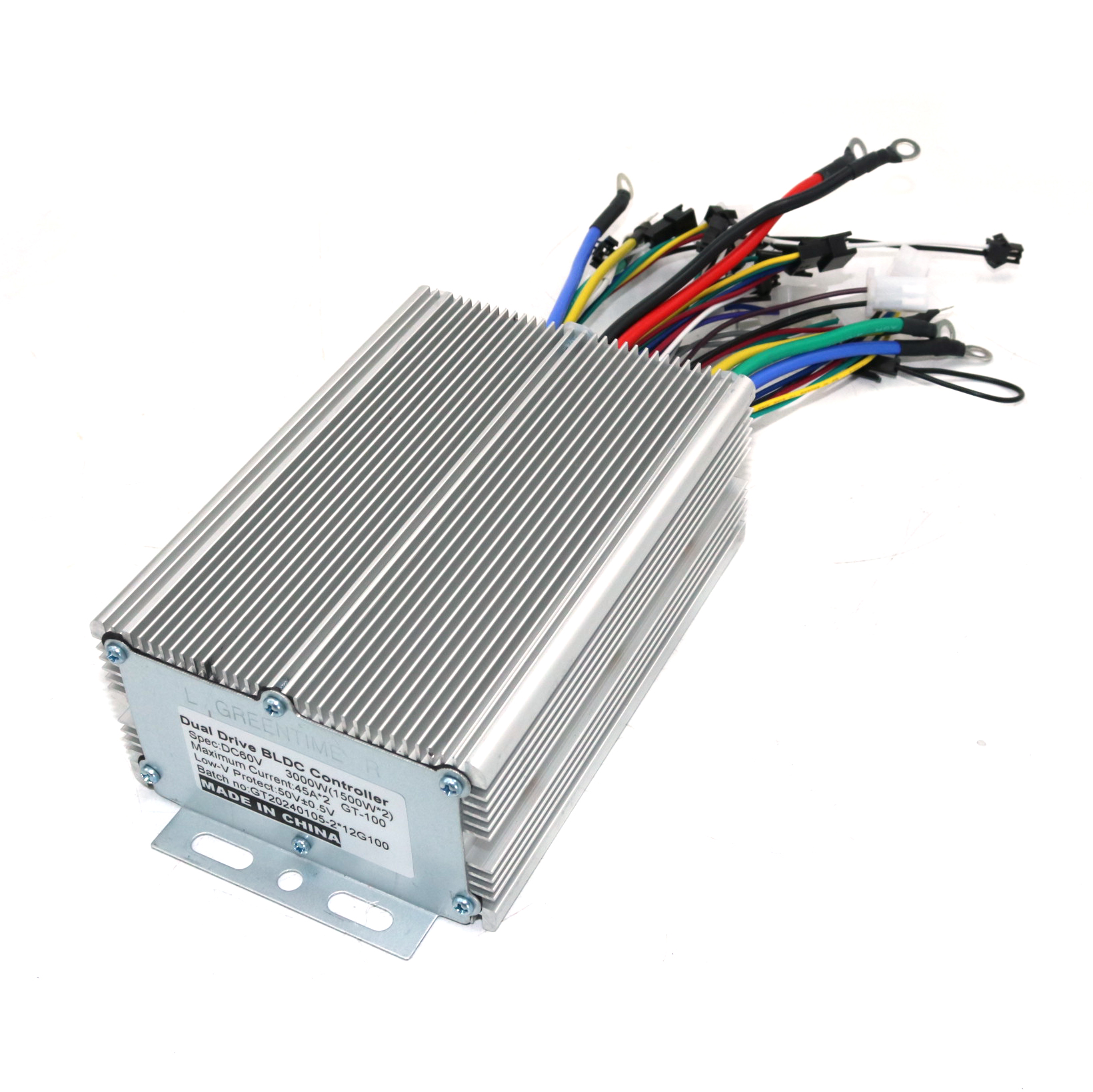 Contrôleur de vitesse moteur BLDC Brushless 12V 24V 36V 48V 72V 3000W Véhicule électrique DC