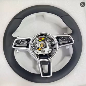 Volante de Fibra de Carbono a <span class=keywords><strong>Precio</strong></span> de Fábrica al por Mayor para <span class=keywords><strong>Porsche</strong></span> Macan, Panamera, Cayman, Boxster, 718, 991, 911, Cayenne, Mejora de Equipamiento - Product Image 6