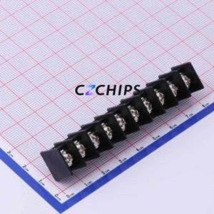 KF25C-7.62-10P Barrier Terminal Block Through hole Component (THT),P=7.62mm Connector Two Sides 7.62mm 1x10P Straight Pin - Product Image 1