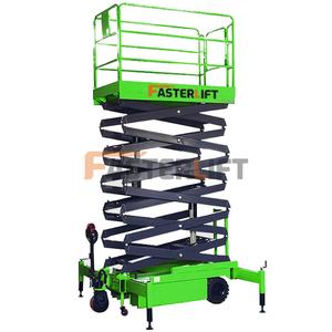 Dongkrak Hidrolik Elektro Fasterlift CE ISO 500kg Baja Paduan Mini Scaffolding Platform Kerja Udara untuk Penggunaan Dalam Ruangan - Product Image 2