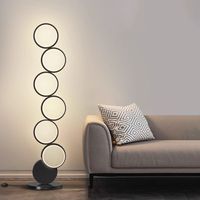 Lampe LED ronde en métal, support nordique Post-moderne, éclairage décoratif d'hôtel, pour salon