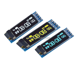 TOPCUS 0.91 inch OLED LCD display module IIC 12832 LCD display device compatible with 3.3v-5V