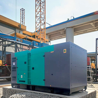 Alimenté par moteur 750kw générateur dynamo diesel démarrage automatique 50Hz 60Hz générateur électrique 750kw type d'auvent silencieux