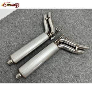 Для mercedes Benz g wagon G Class W464 AMG G63 G500 G550 Upgrade выхлопная 304 из нержавеющей стали с B Word - Product Image 5