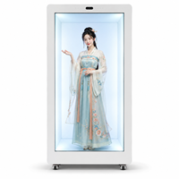 Caja LCD Transparente con Holograma 3D Interactivo de 65 Pulgadas con Gráficos 4K Ultra HD para Tiendas Minoristas y Exposiciones de Museos