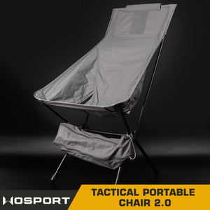 Wosport เก้าอี้ชายหาดมีพนักพิงศีรษะแข็งแรงสูงพกพาสะดวก2.0สำหรับกิจกรรมกลางแจ้ง - Product Image 6