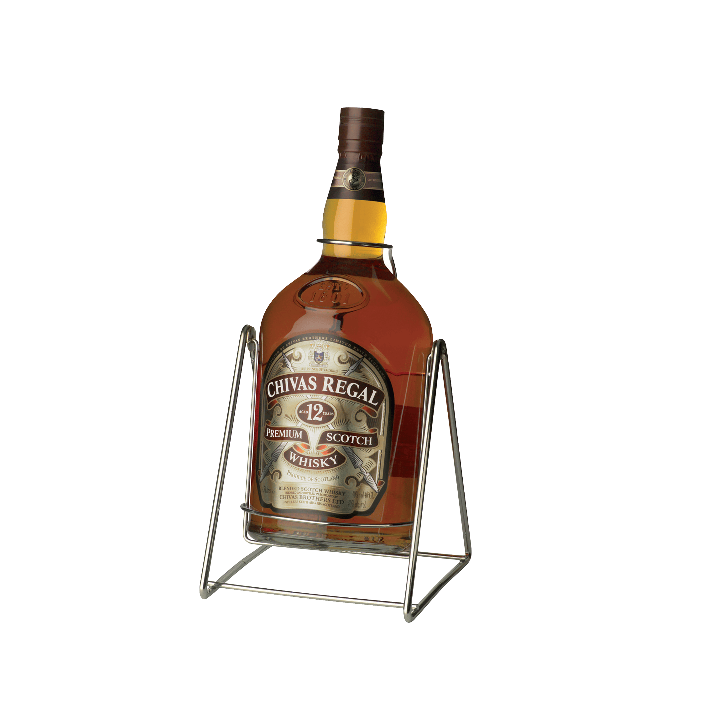Metal Whisky Stand - Durable Countertop Cradle for Storage, Custom