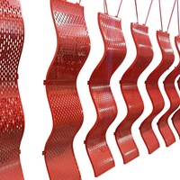 Panneau perforé en aluminium moderne pour revêtement de façade - Écologique et ignifuge pour murs-rideaux