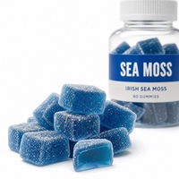 Gummies de mousse de mer 3000mg, 60 unités, véganes, avec racine de bardane pour adultes, bien-être quotidien, marque privée, fournisseur d'usine OEM ODM