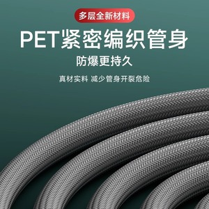 Royal Stan Shower Hose 1.5M Braided Stainless Steel Anti Tangle <b>Hot</b> <b>Cold</b> Water Plumbing Hose - Product Image 5