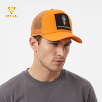 Casquette Trucker Unisexe Y2K en Maille 5 Panneaux Personnalisée pour l'Été, Haute Qualité, Noire, avec Logo Brodé et Patch, Vente en Gros