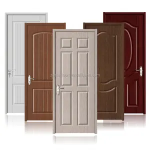 עיצוב מודרני מנעול חכם דלת מלון אטומה לרעש חדר שינה פנימי עמיד למים לבן Wpc דלתות הזזה פנים דלת עץ לחדר