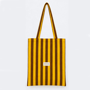 Bolsos de Mano Personalizados con Logotipo, Bolsos Cruzados de Lona para Viaje, Bolsos de Compras, Bolsos Tote Grandes a Rayas de Verano para la Playa - Product Image 3