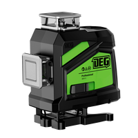 Niveau laser professionnel 4D 360 degrés avec batterie au lithium rechargeable, vert, 16 lignes, qualité industrielle pour la décoration