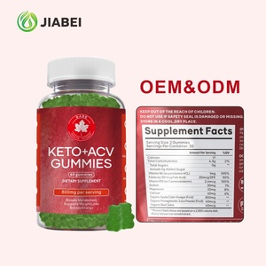 Takviye Tedarikçisi Fabrika Doğrudan Toptan Satış Vitamin KETO+ACV Jelibonları Metabolizmayı Hızlandırır Bağırsak Sağlığını İyileştirir Yetişkinler - Product Image 3