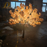 Pohon Bunga Sakura Buatan JINDA 4ft Desain Baru dengan Dekorasi Lampu LED untuk Pernikahan dan Acara Pesta