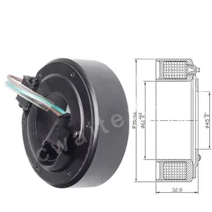 Auto Ac Compressor Airconditioner Magnetische Koppelingsspoel Montage