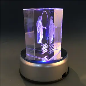 Laser Crystals New Arrival 3D Laser Crystal With The Church Of Jesus Cristal Of Latter-Day Saints Inside