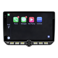 Radio Universal Android 2 Din para Auto con Pantalla Táctil de 10 Pulgadas, Android Auto y Carplay Inalámbrico, con Perillas de Control