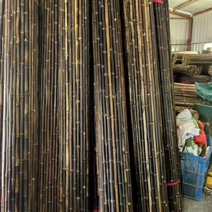 Asa de abanico de bambú morado de 47.5 cm con ranura de 3 mm para abanico de cintura antiguo, regalo coleccionable artesanal - Product Image 4