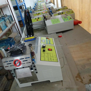 Tự Động Góc Vải Vải Nylon Cuộn PVC Polyester Vải Dây Đeo Vành Đai Đàn Hồi Nhãn Stain Băng Băng Cắt Máy Cắt - Product Image 6