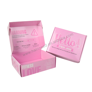 Op Maat Gemaakte Luxe Sieraden Cosmetische Verzending Papier Geschenkdoos Opvouwbare Gegolfde Pruik Papieren Verpakking Met Logo Op Maat - Product Image 3