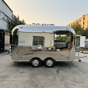 Camion de cuisine mobile professionnel pour snacks, bonbons et chips - Acier inoxydable - Product Image 6