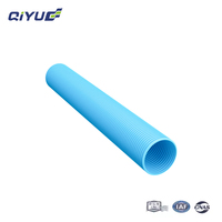 Conduit flexible semi-rigide en PE rond de 75 mm pour système de ventilation HVAC, conduit d'air frais, tuyau d'air rond flexible en PE