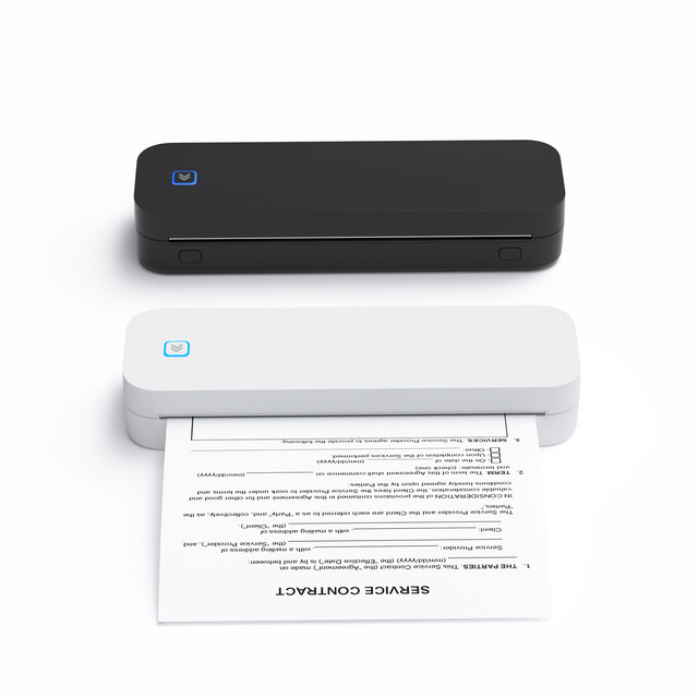 A4 Printer Portable bluetooth Home Inkless Document Printing Thermal Printer