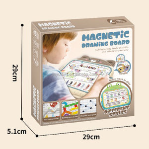 Juguetes educativos para niños Montessori Playthrough Mode tablero de dibujo magnético laberinto cuentas clasificación de colores juguete tableta de dibujo - Product Image 5