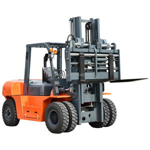 Montacargas Diésel Chino de 3 Toneladas, 4x4, Mástil de Dos Etapas, Neumáticos Sólidos, Pequeño, Portátil, Multifuncional, Operación de Pie, Nuevo CP-50 para Interiores - Product Image 2