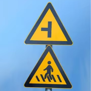 Tùy chỉnh màu sắc bền tấm nhôm dấu hiệu giao thông Hội Đồng Quản trị tam giác an toàn đường bộ khả năng hiển thị cao an toàn đường bộ Dấu hiệu cảnh báo giao thông - Product Image 6