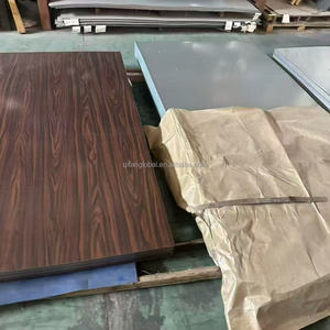 Pellicola in PVC effetto legno per porte a pressione sottovuoto, lamiera in acciaio laminata in PVC - Product Image 1
