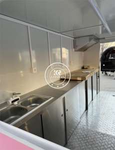 Remorque de restauration mobile personnalisée pour la vente de nourriture de rue, <span class=keywords><strong>camion</strong></span> de restauration rapide, remorque de traiteur pour les activités commerciales en extérieur - Product Image 6