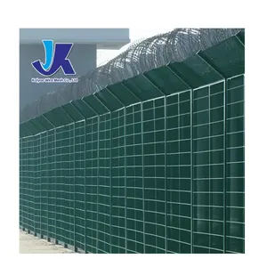 Contoh gratis dari 358 pagar logam galvanis anti-panjat untuk penggunaan penjara