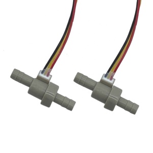 Flowmeter Efek Hall Mikro DC 5V 0.2-2.0L/mnt Sensor Aliran Air POM untuk Pemurni Air Adaptif - Product Image 1