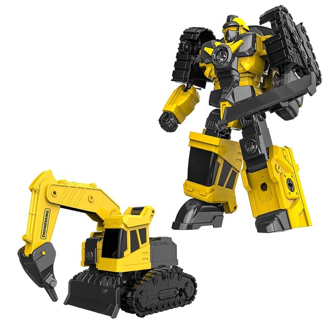 Custom Wholesale Cars Toy for Children Manual Assembly Toy Educational Engineering Car Model Deformation Robot Toy Car for Boys