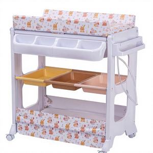 卸売 ポータブル 多機能 ベビーバス台 おむつ替えパッド付き - Product Image 2