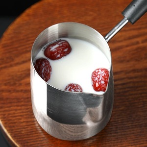 Espumador de leche de acero inoxidable de 350 ml, 600 ml, 1000 ml con boquilla para arte latte y fusión de cera, diseño de cilindro duradero - Product Image 1