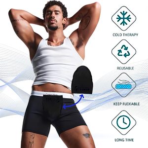 Ropa interior reutilizable con bolsas <span class=keywords><strong>de</strong></span> hielo, personalizable con un logotipo, utilizada para aliviar el dolor <span class=keywords><strong>después</strong></span> <span class=keywords><strong>de</strong></span> una vasectomía y <span class=keywords><strong>circuncisión</strong></span>. - Product Image 2