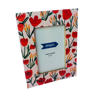 Classical Digital Print <b>Wood</b> <b>Photo</b> <b>Frame</b> Elegant Flowers Design Classic Wooden <b>Frames</b> Product - Product Image 1