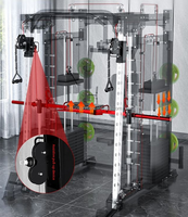 Équipement de fitness multifonctionnel professionnel Smith 2026 pour la maison, avec blocs de poids de 320 lb et système de poulies en aluminium