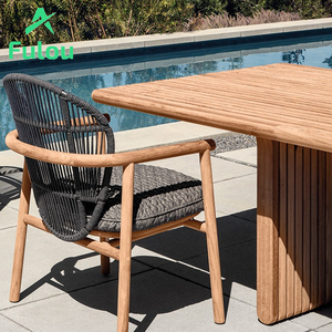 Canapé <span class=keywords><strong>haut</strong></span> <span class=keywords><strong>de</strong></span> <span class=keywords><strong>gamme</strong></span> canapé teck en bois Patio canapé ensemble confort coussin extérieur corde <span class=keywords><strong>jardin</strong></span> canapé dossier <span class=keywords><strong>bas</strong></span> chaise longue - Product Image 5