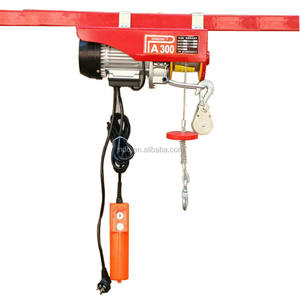 Petit élévateur électrique 100kg 200kg 500kg 800kg1000kg 1200kg PA Micro <span class=keywords><strong>Mini</strong></span> palan électrique de construction à câble métallique - Product Image 4