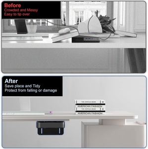 Adjustable Thin Client Mini PC VESA Mount Bracket for Desk/Wall Mount Attached <strong>Monitor</strong> for NUC/// Mini Cable Boxes - Product Image 5