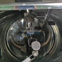Réservoir de stockage et de mélange électrique chauffant en acier inoxydable SUS304 de qualité supérieure, 120 L, avec agitateur et moteur ABB, pour produits cosmétiques et chimiques
