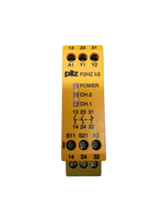 Interruptor de Seguridad PLC Mushroom P2HZX X3 24VDC 2N/O 1N/C, Relé 774350, Producto con Garantía