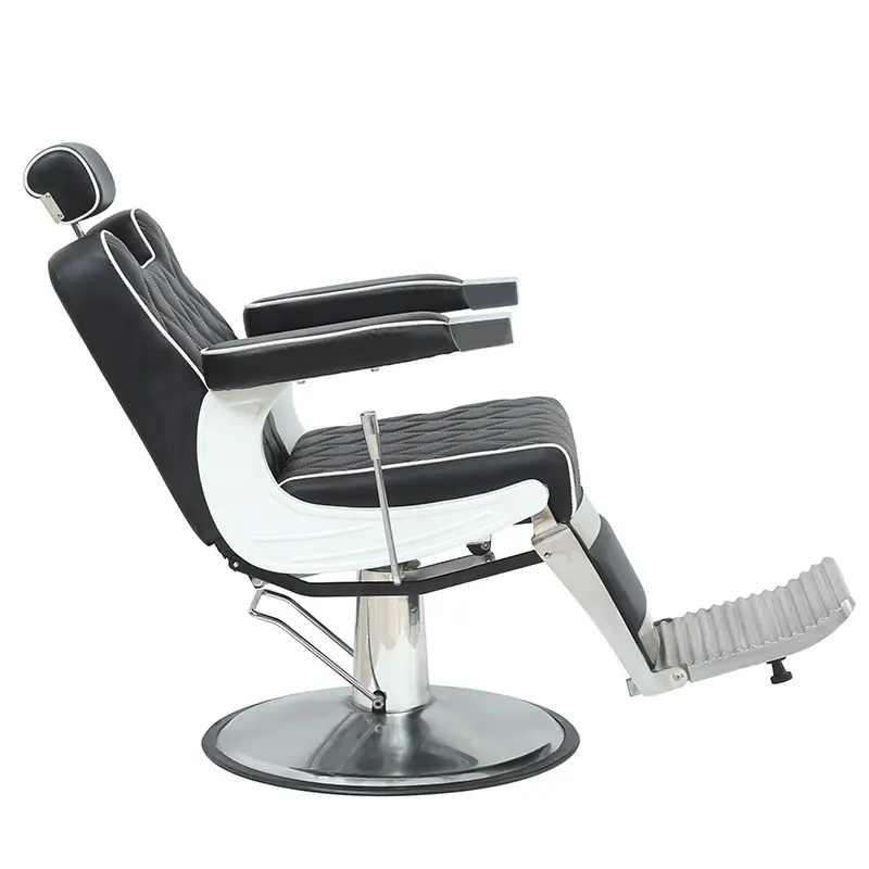 كرسي حلاقة بسيط أسود حديث من مصنع Youtai كرسي جلد مريح لصالونات الحلاقة كرسي دوار للتجميل