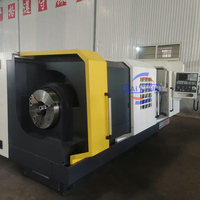 Machine à fileter les tuyaux CNC QK1325 avec un grand diamètre de 255 mm pour la coupe de filetage de tuyaux d'huile