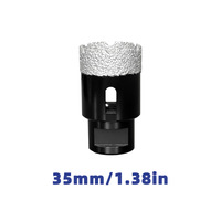 Broca de diamante soldada de 35 mm M14 para amoladora angular, exclusiva para exportación, de China, para losas de mármol y hormigón